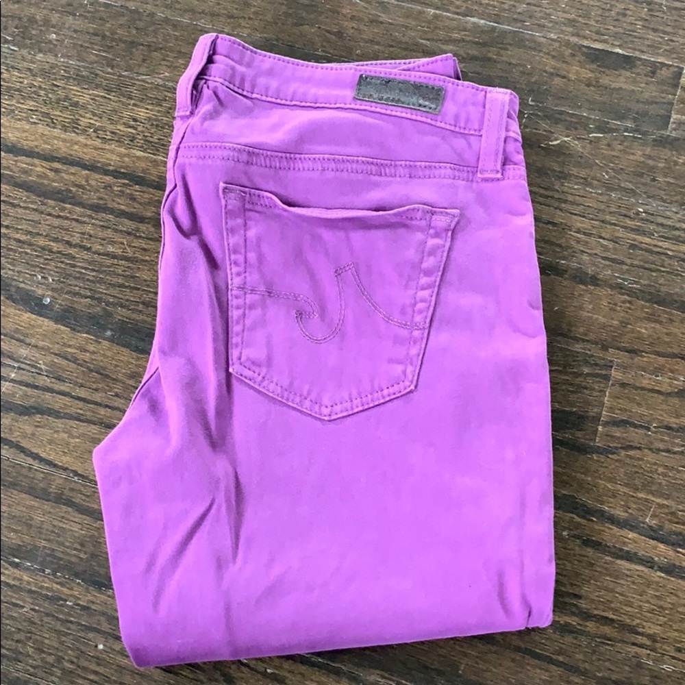 AG “the legging” purple jean